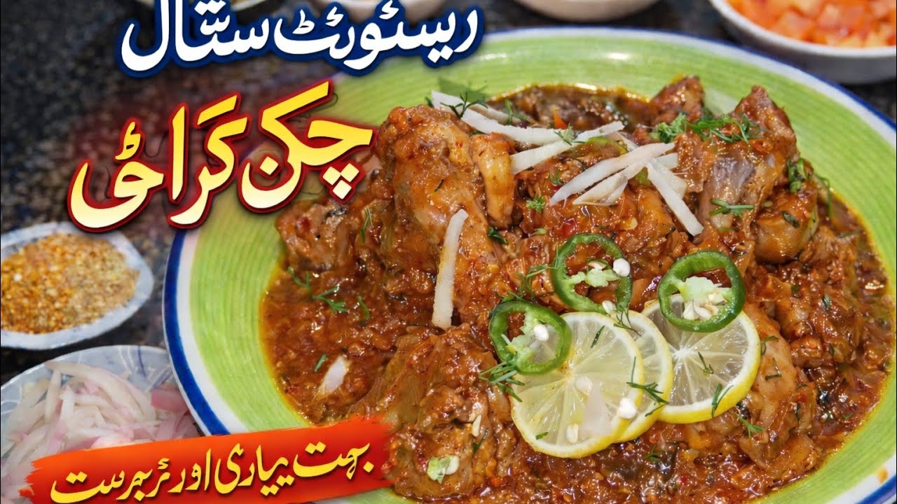 جمعہ اسپیشل ریسٹورنٹ اسٹائل چکن کڑاہی | آسان اور لاجواب ریسپی