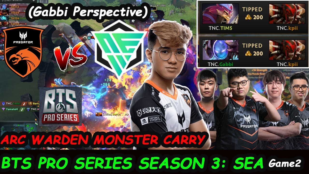 TNC Predator vs New Esports | Gabbi [Arc Warden] Monster Carry  BTS PRO Series 3 Game2
