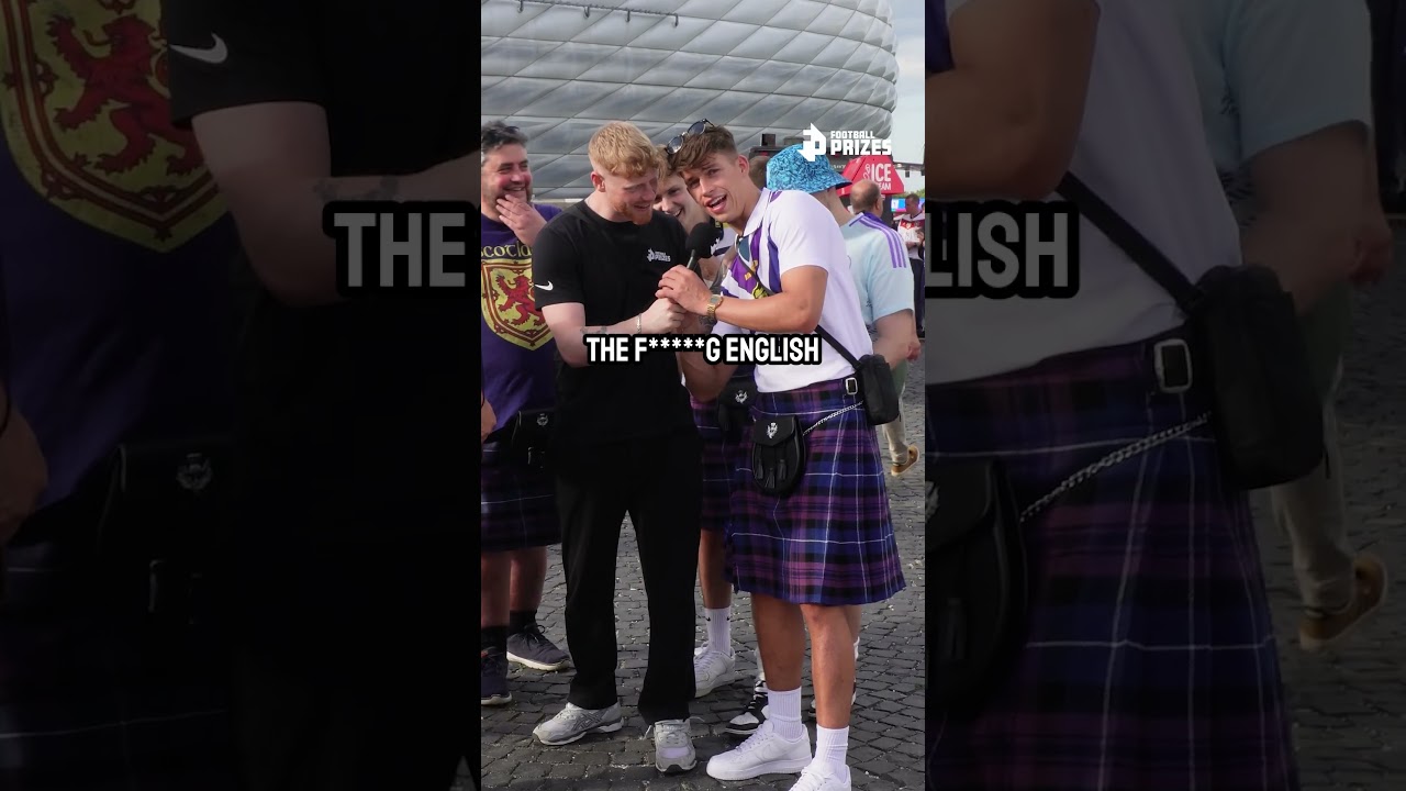 WHY DO SCOTLAND HATE ENGLAND?! 👀🤣 #football  #soccer  #england  #scotland  #euro2024 #shorts