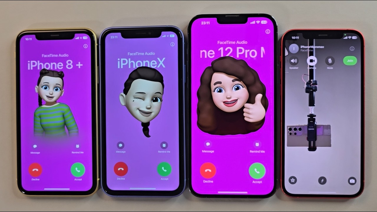Facetime Incoming call &Outgoing call iPhone11 iPhone16 iPhone13Pm iPhone12