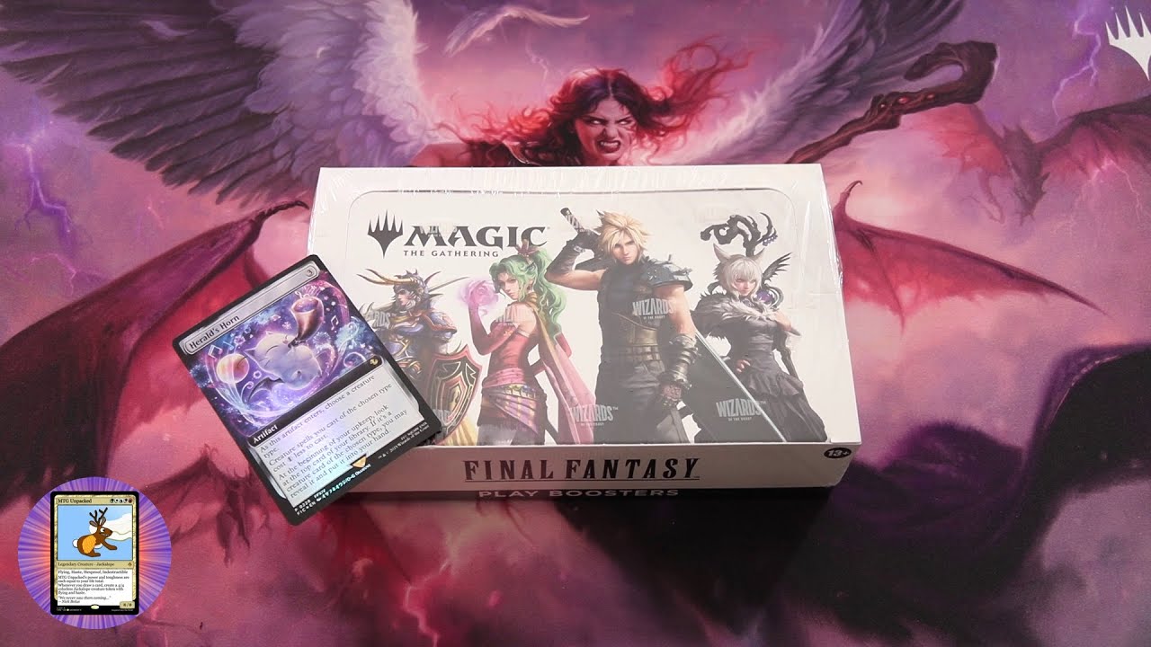 MTG Final Fantasy Play Booster Unboxing - NICE PULLS!