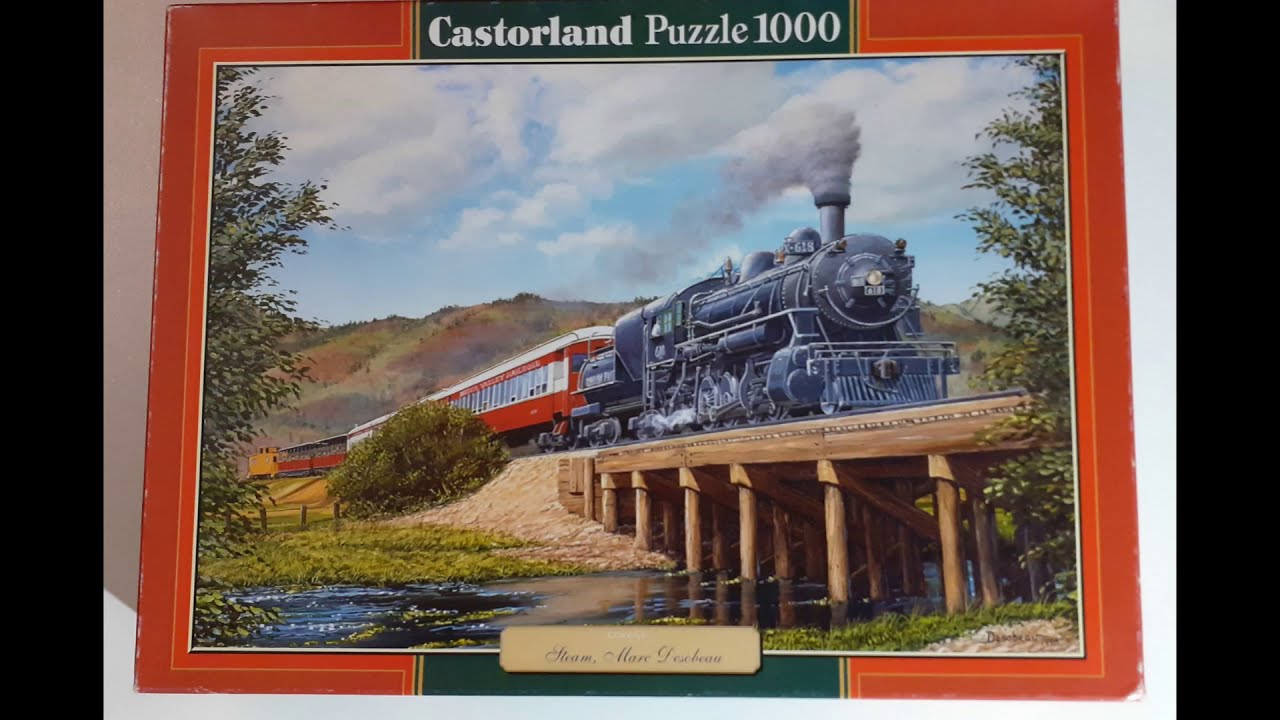 Puzzle Time Lapse  Steam, Castorland 1000