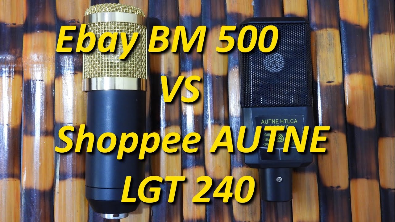 Testing The BM 800 Against The AUTUNE HTLCA Studio Mics For Vloging