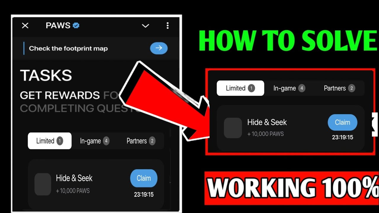 Paws New Task Mystery Quest | How To Complete Paws Mystery Quest Task I PawsMystery Quest +10, 000