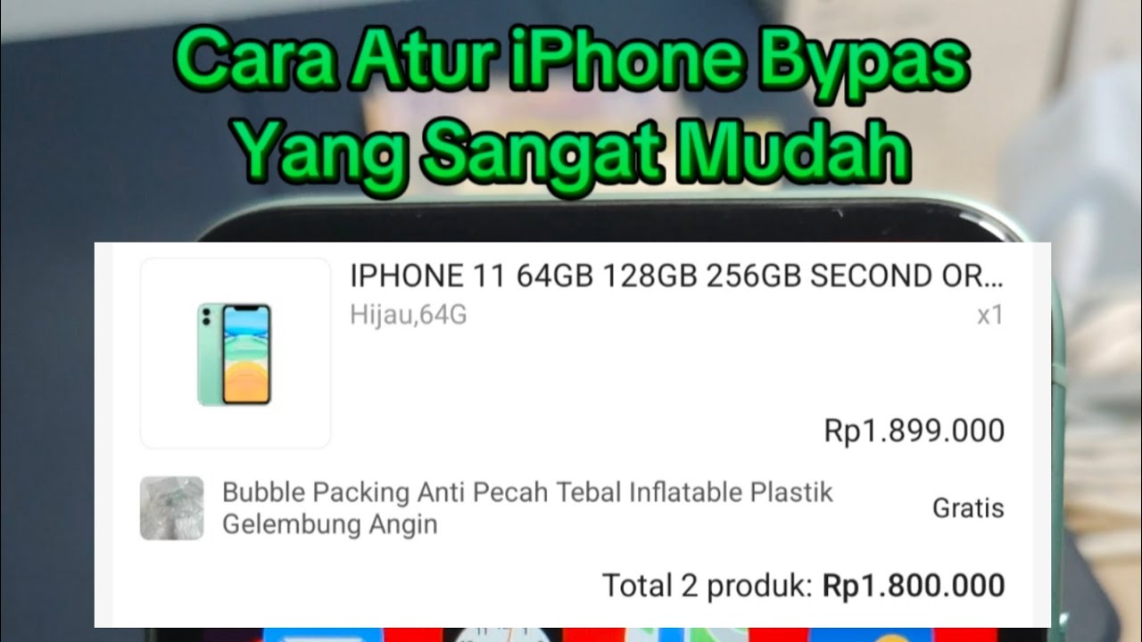 Cara Atur Iphone Bypas Dengan Sangat Mudah