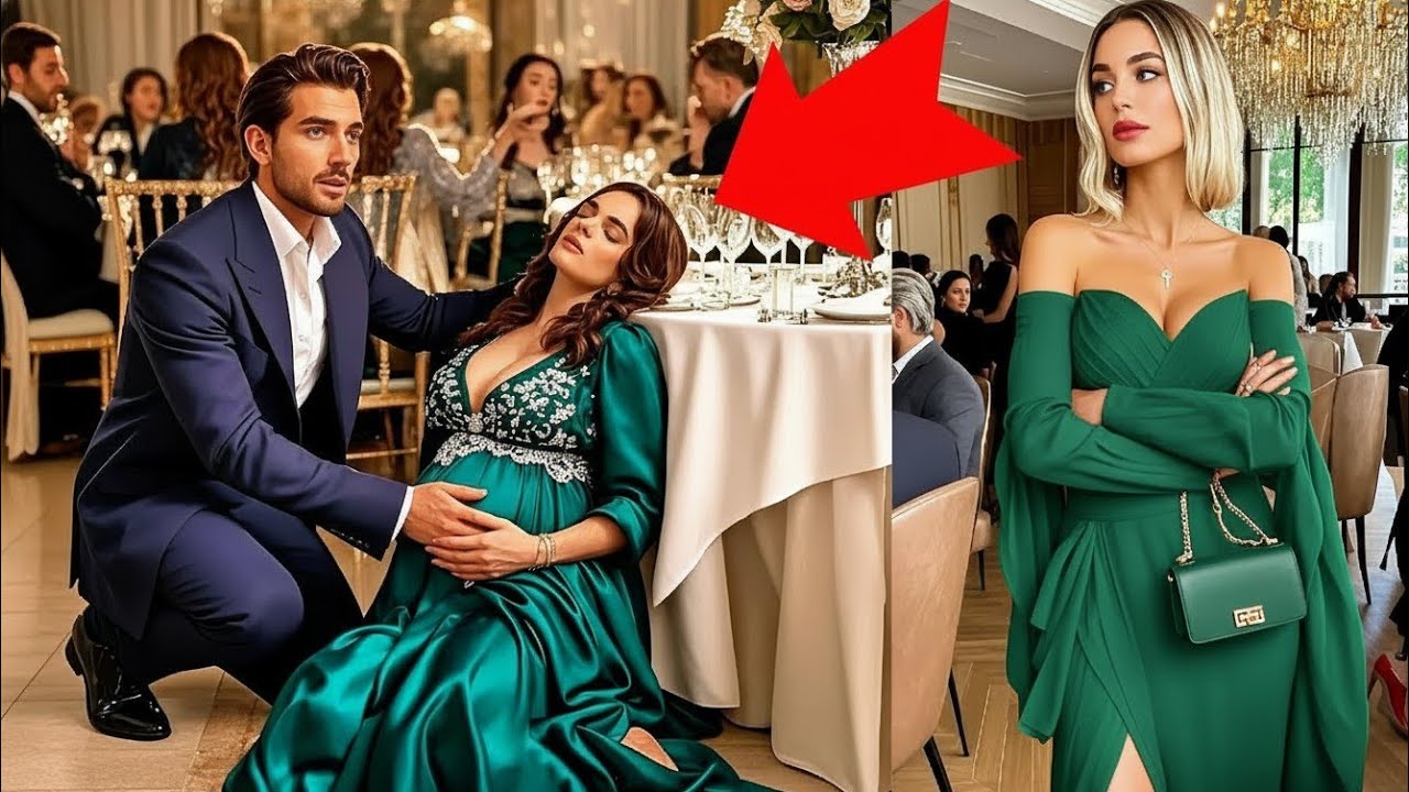 La sonrisa del millonario desapareció cuando su exesposa embarazada colapsó en un restaurante de luj