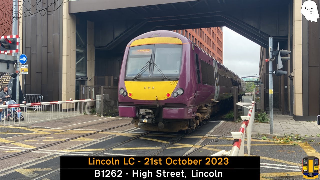*Warbling Alarm & Hangman* Lincoln High Street Level Crossing (21/10/2023)