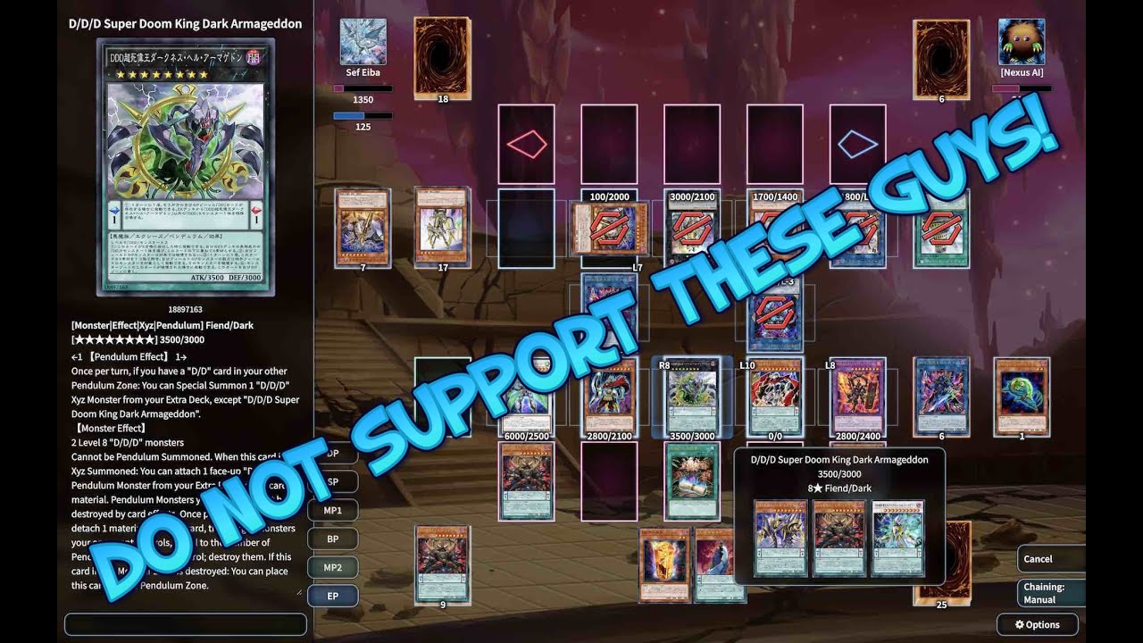 We need to address this (Why Dueling Nexus is Toxic)