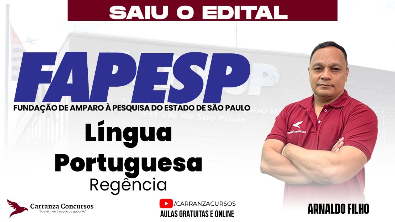 Concurso FAPESP: Regência na Língua Portuguesa | Português para Concursos