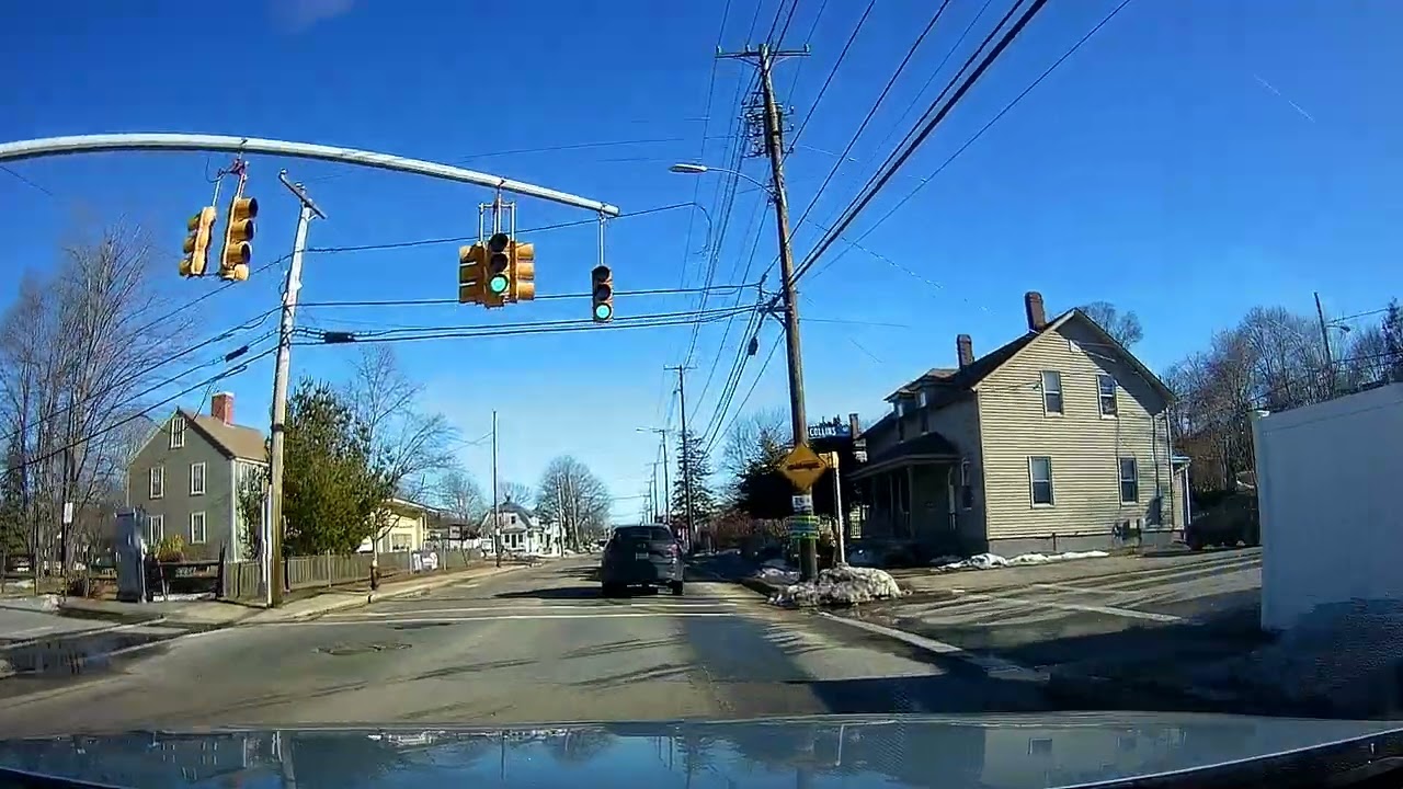 Driving through Smithfield, Johnston and North Providence, Rhode Island