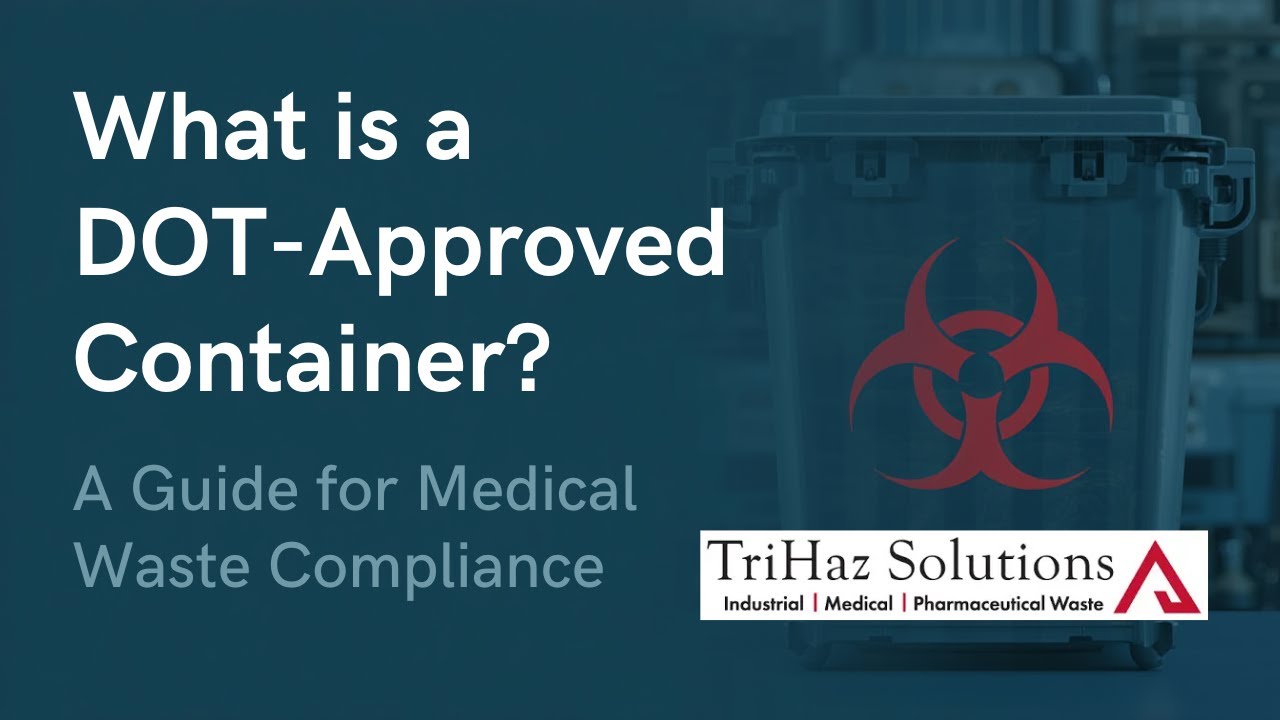 What is a DOT-Approved Container? A Guide for Medical Waste Compliance