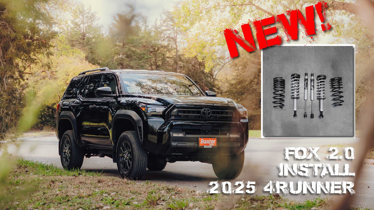 Установка комплекта для увеличения дорожного просвета Fox Performance Series на Toyota 4Runner SR...