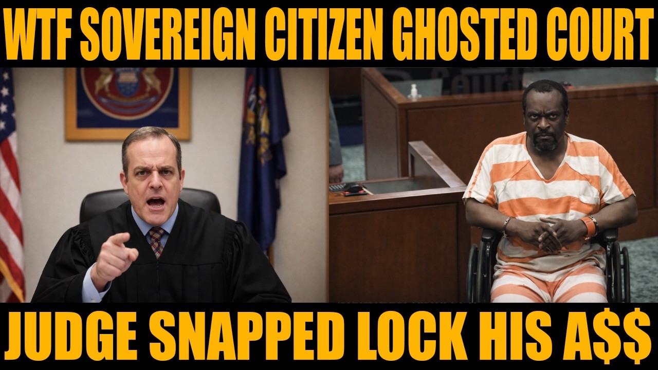 Judge GOES CRAZY On Sovereign Citizen In Court After Defendant Ghosts Sentencing Hearing!!!