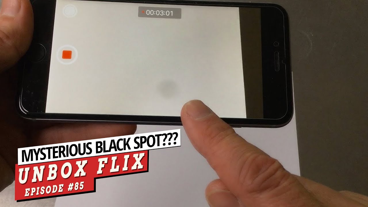 Mysterious Black Spot on iPhone Screen? #unboxflix #review #blackspot #iphone