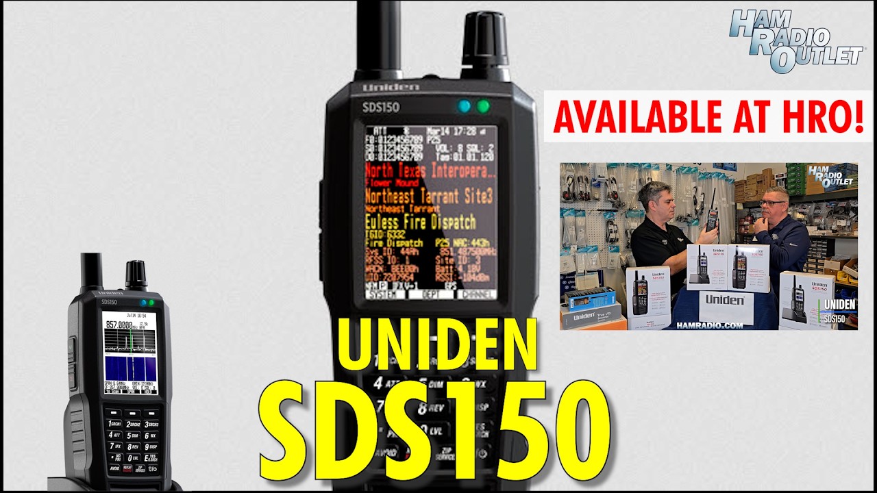 Skaner Uniden SDS150 - gniazdko radiowe Ham