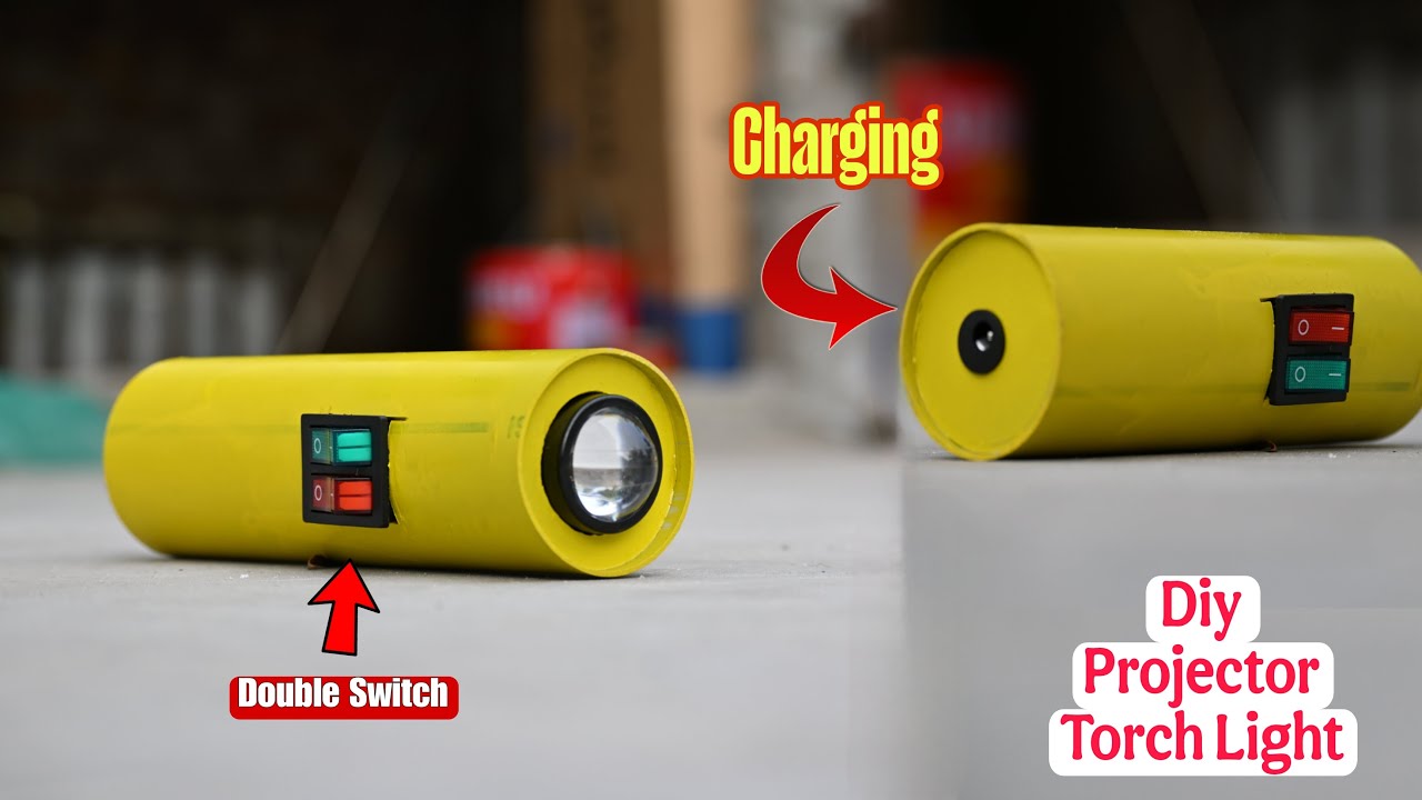 How To Make A Most-Powerfull Torch Light Making At Home | Diy Super Power Torch Light