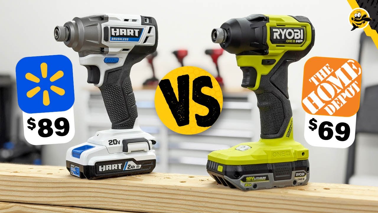 Ударные шуруповерты Ryobi и Hart с бесщеточным двигателем &mdash; какой лучше?