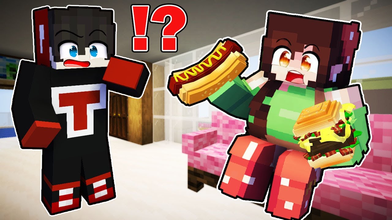 My Friend Became FAT in Minecraft ( Tagalog )