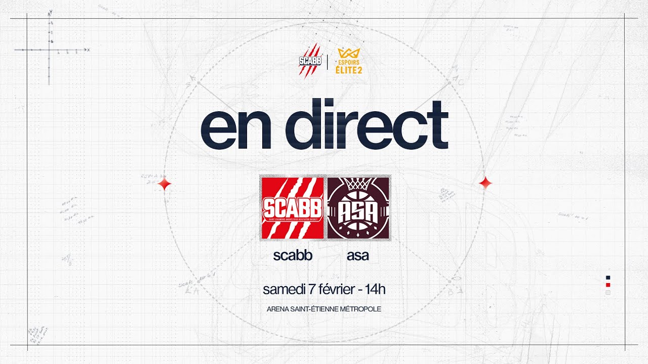 🔴 SCABB VS ASA (ESPOIRS ÉLITE 2 - J8)