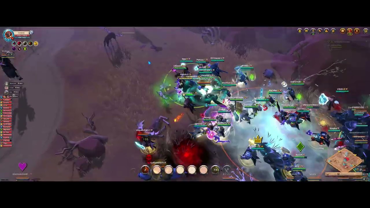 Albion Online 38 Bangers (A Skill issue) vs 100+ (ANC) Wailling POV
