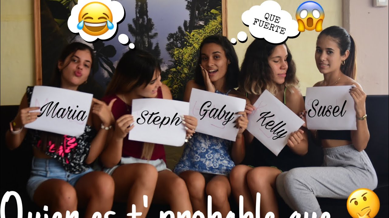 JUEGOS ENTRE AMIGAS 😅|¿Quien es más probable que …?