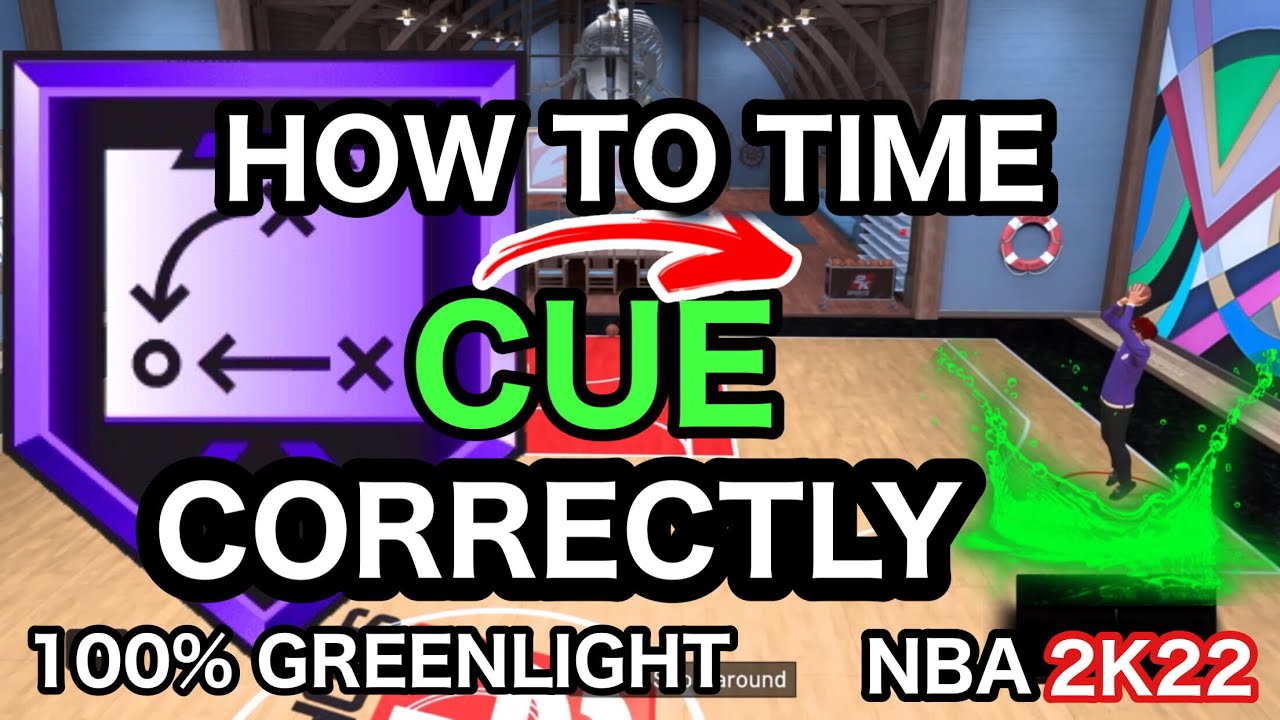 HOW TO TIME CUE ON JUMPSHOT CORRECTLY! UNLOCK 100% GREENLIGHT TIMING ON ALL JUMPSHOTS! NBA 2K22