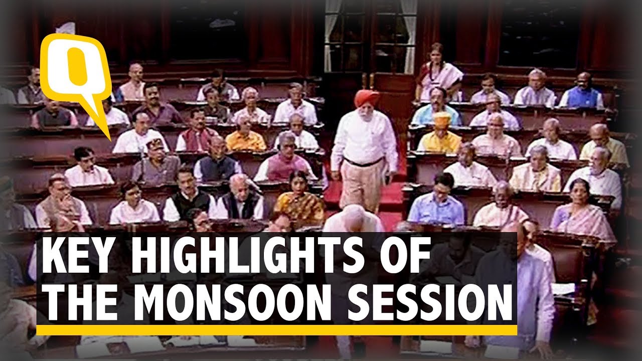 Monsoon Session Comes to an End and Here Are the Key Highlights - The Quint
