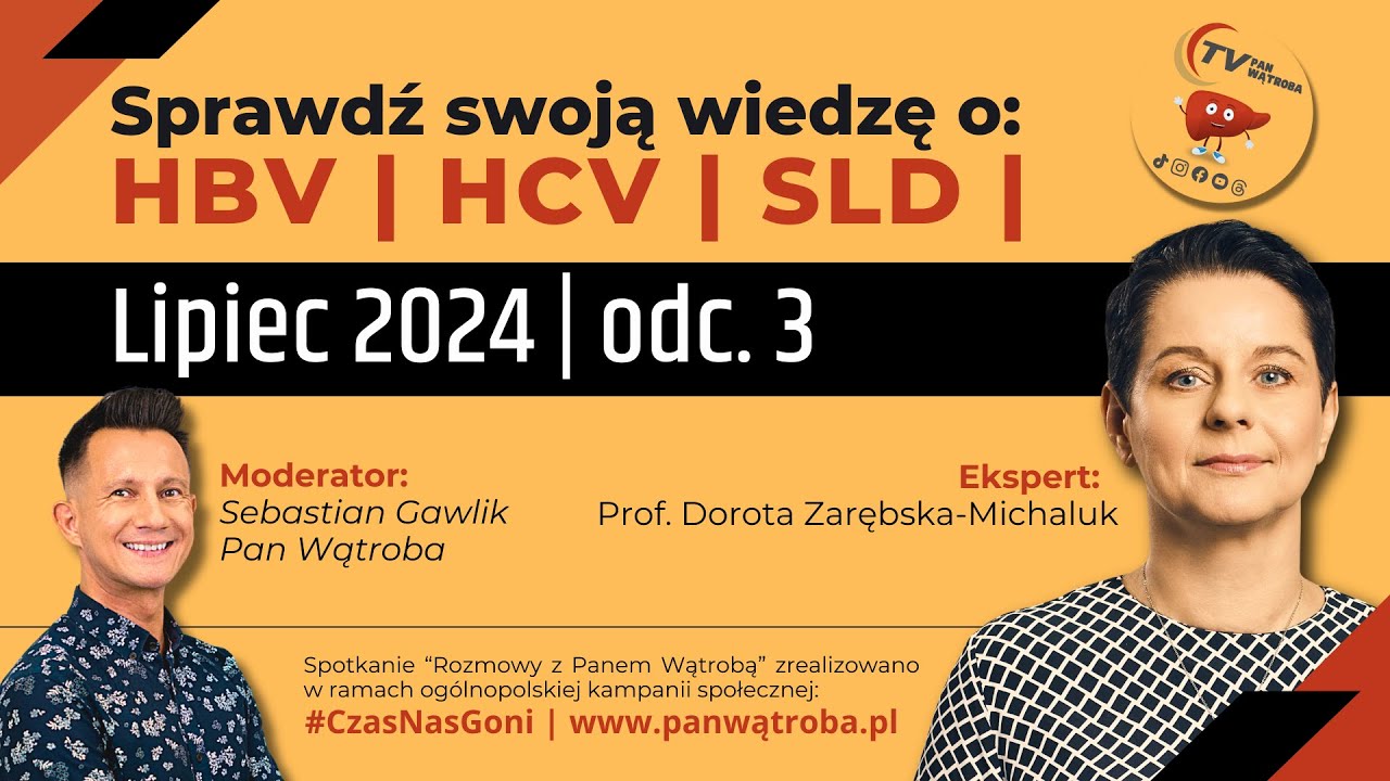 HCV| HBV| Spotkanie on-line dla pacjentów - "Rozmowy z Panem Wątrobą" - lipiec 2024 r.
