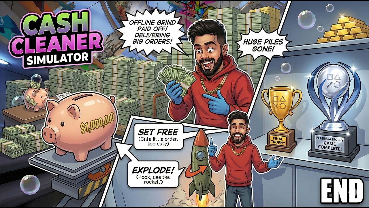 $1,000,000 In The Piggy Bank & One Decision Changes EVERYTHING (Cash Cleaner Simulator FINALE)