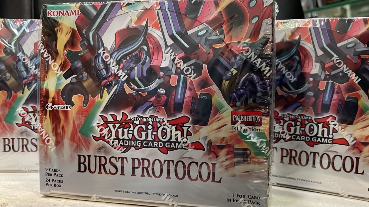 يوغي يو فتح صندوق آلية الاندفاع ... Yu-Gi-Oh! Burst Protocol Box Opening