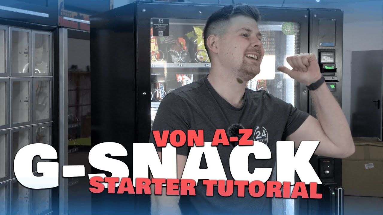 Snackautomat | G-Snack 6/8/10 | Grundlegendes Tutorial wenn ihr gekauft habt | Starter Tutorial! 🔥