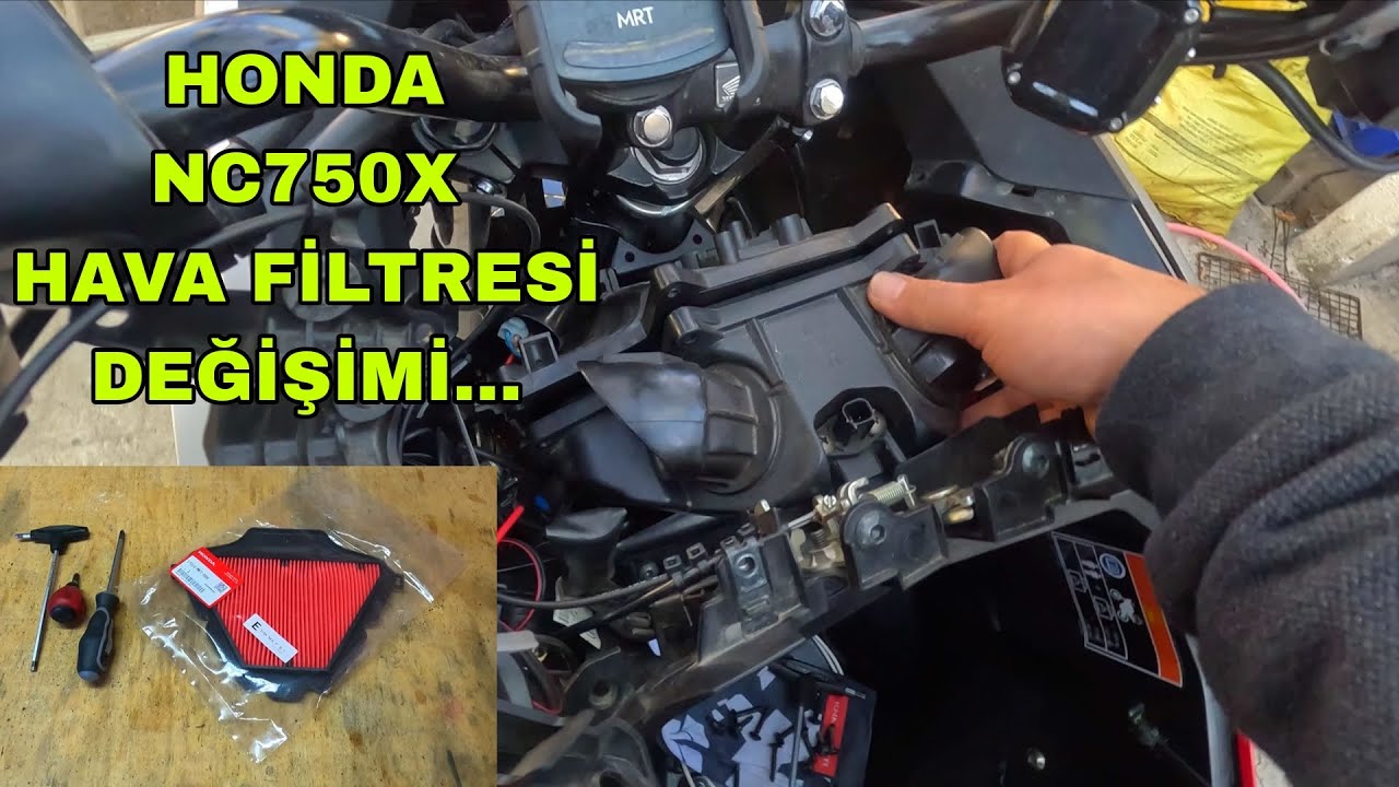 NC750X HAVA FİLTRESİ DEĞİŞİMİ / NC750X 2021-2025 HAVA FİLTRESİ DEĞİŞİMİ / NC750X AIR FILTER CHANGE