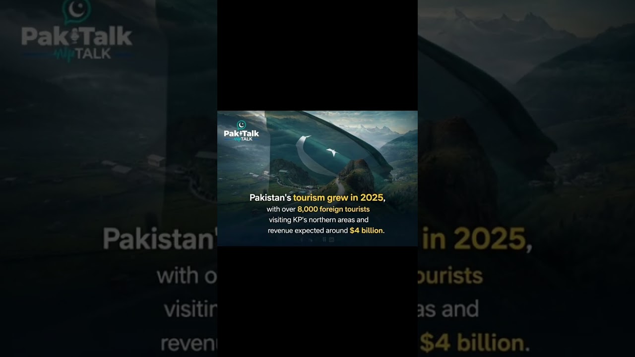 Pakistan’s tourism grew in 2025. 