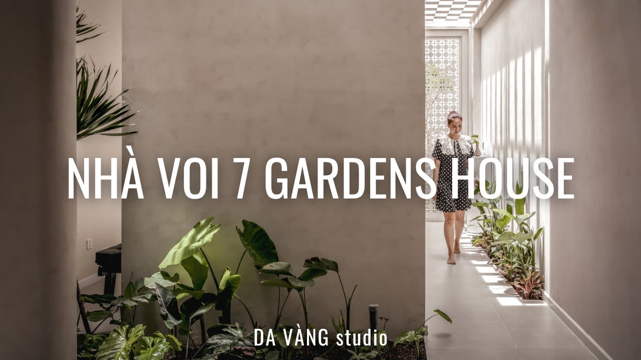 Mini House with 7 Gardens: A Tiny Paradise in the Heart of a Dense City