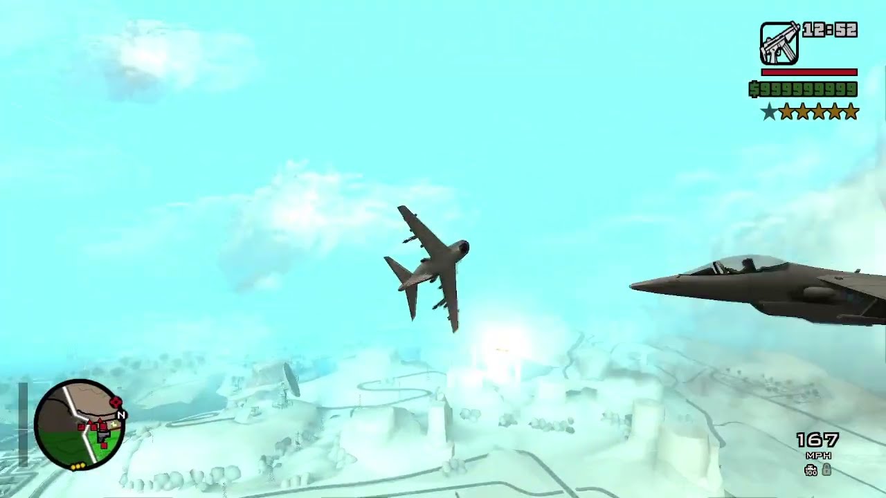 GTA San Andreas - Winter Wonderland Dogfight