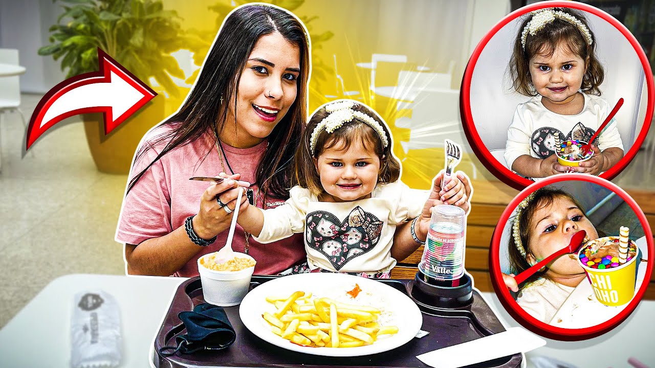 24 HORAS MIMANDO MINHA IRMÃZINHA DE 1 ANO NO SHOPPING!!