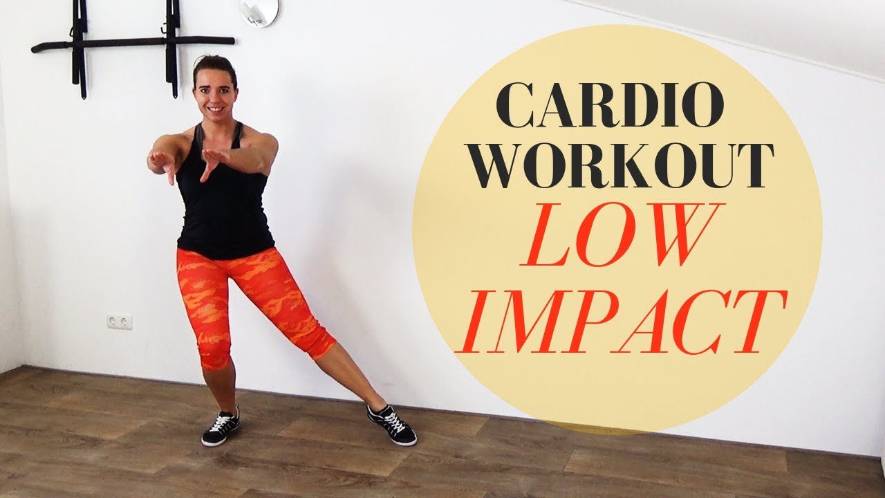 20 Minute Low Impact Cardio Workout – No Jumping Low Impact Cardio Exercises at Home – No Equipment