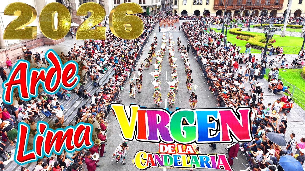 ARDE EL CENTRO DE LIMA .IMPRESIONANTE.VIRGEN DE LA CANDELARIA 2026