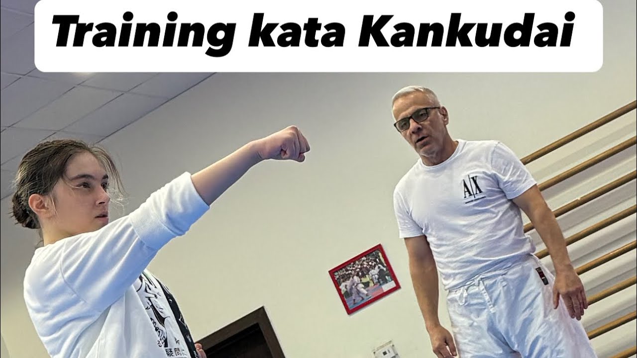 Anil Shariatpanahi Karate training kata kankudai shotokan style #karate #karategirl #armenia #mma