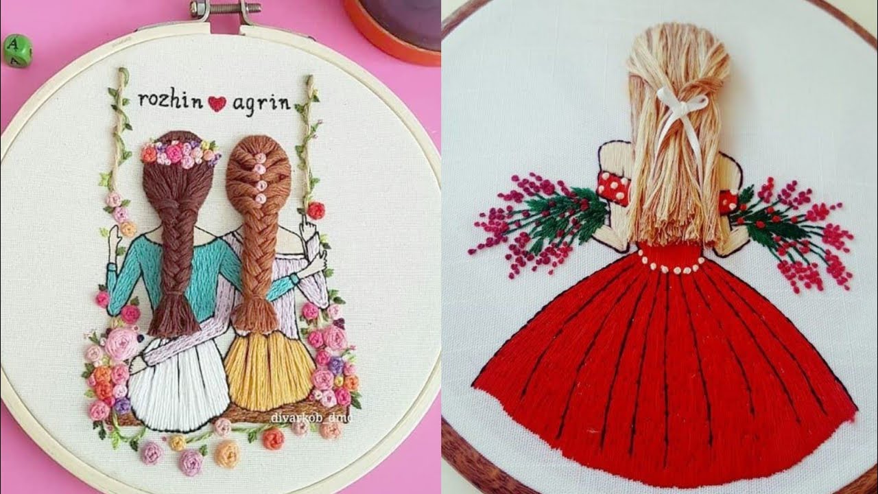 3D Embroidery Work For Girls Dress Designing Ideas