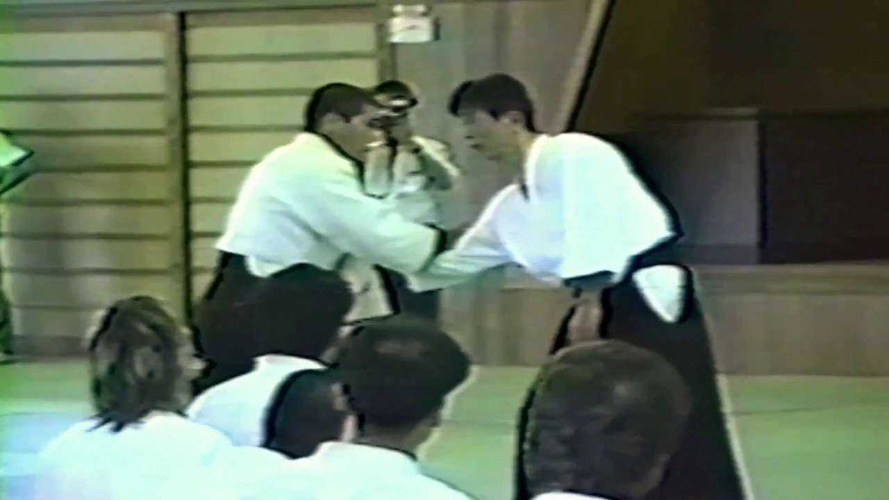 5th World Congress of the Aikido Federation, hosted in Tanabe in 1988. Seigo Yamaguchi
