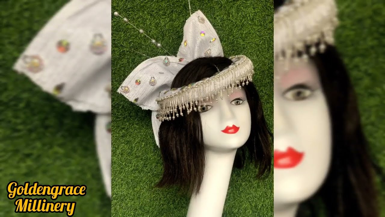 How to make aso oke headband with fringes.