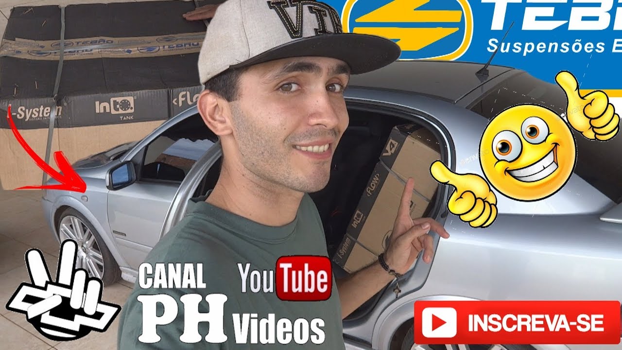 UNBOXING + INSTALAÇÃO SUSPENSÃO A AR DO ASTRA = CANAL PH VIDEOS