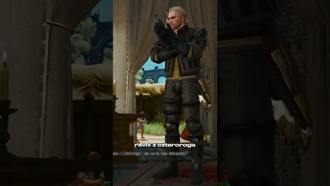 Możesz wystąpić jako Geralt z Rivii albo Ravix z czteroroga #wiedźmin #wiedzmin3 #thewitcher