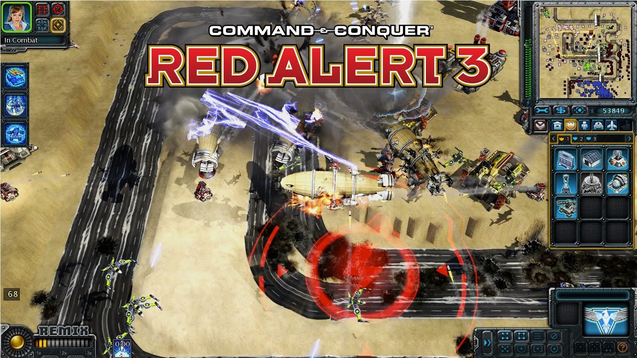 Command & Conquer Red Alert 3 Remix MOD Tower Defense TD Gameplay