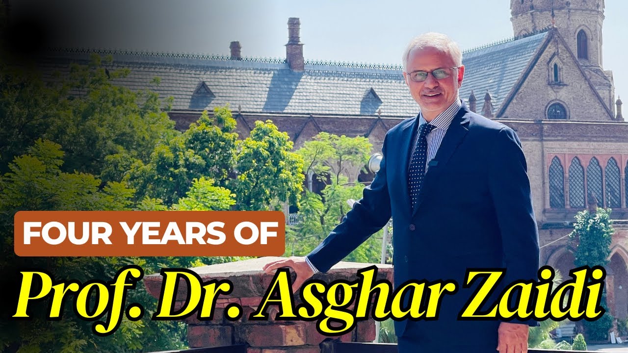 A Day with Prof. Dr. Asghar Zaidi | Vice Chancellor GCU Lahore | Amin Hafeez