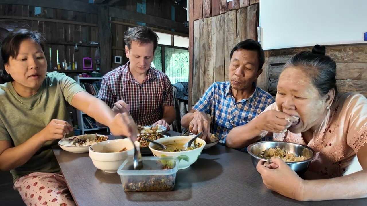 အညာစတိုင် ညောင်ရွက်သုပ် နဲ့ထမင်းစားကြမယ်