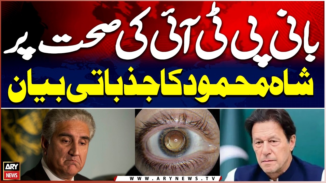 Shah Mehmood Emotional Statement on Imran Khan Health