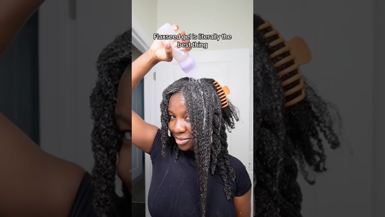 I no longer cry on washdays because of FLAXSEED GEL! #diy #hairgrowth #4chair