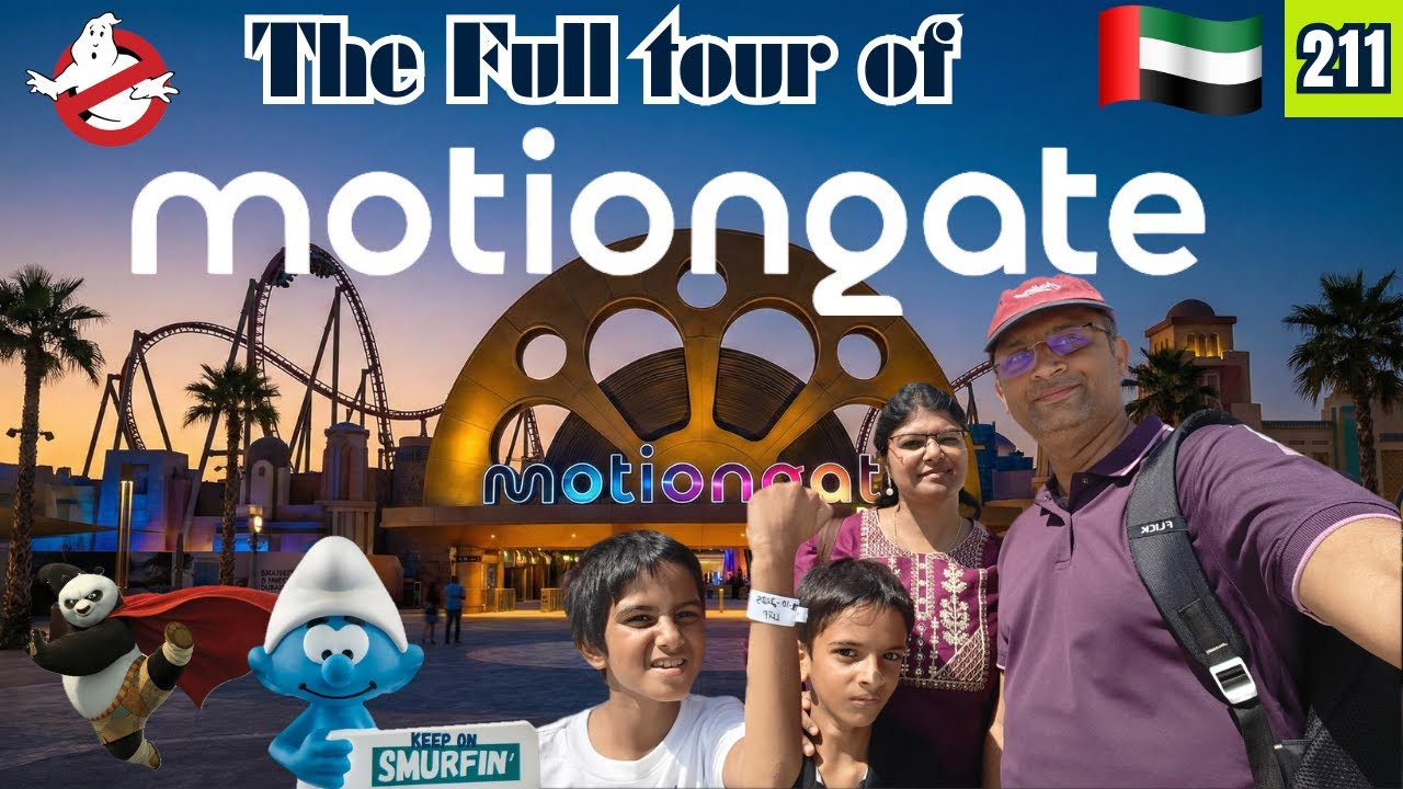 Motiongate Dubai - All rides in 2025 🇦🇪 | Ravi Travel Vlogs
